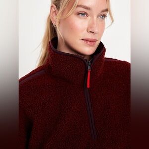 Old Navy Quarter Zip Sherpa